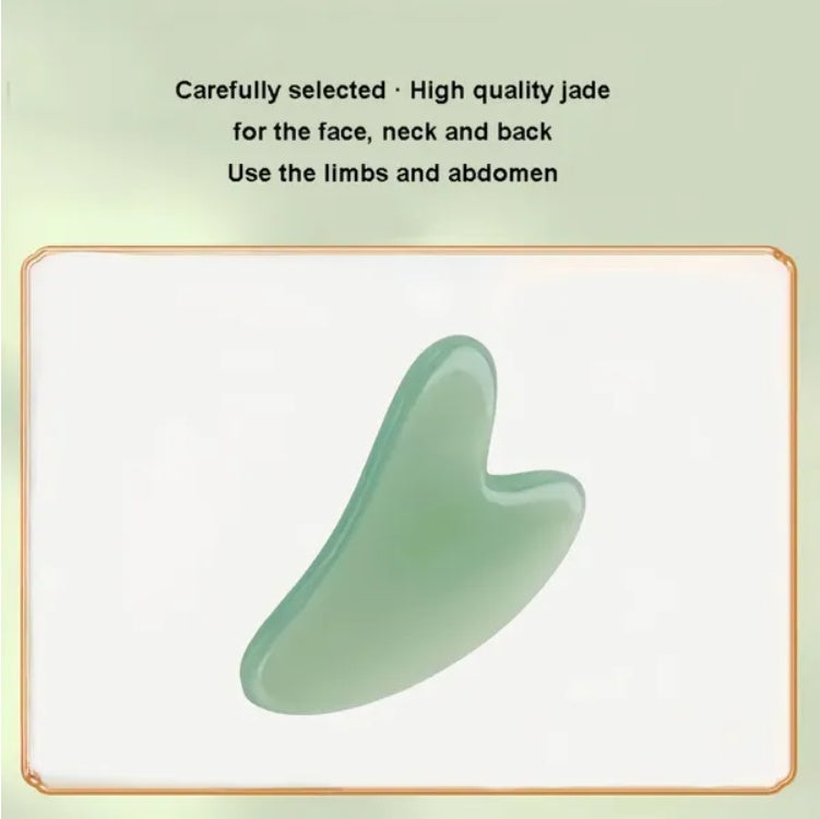 ZyraBeauty Gua Sha Board 2PCS Set – Natural Resin Facial & Body Massager for Lifting, Anti-Wrinkle, Jawline Sculpting & Puffiness Relief
