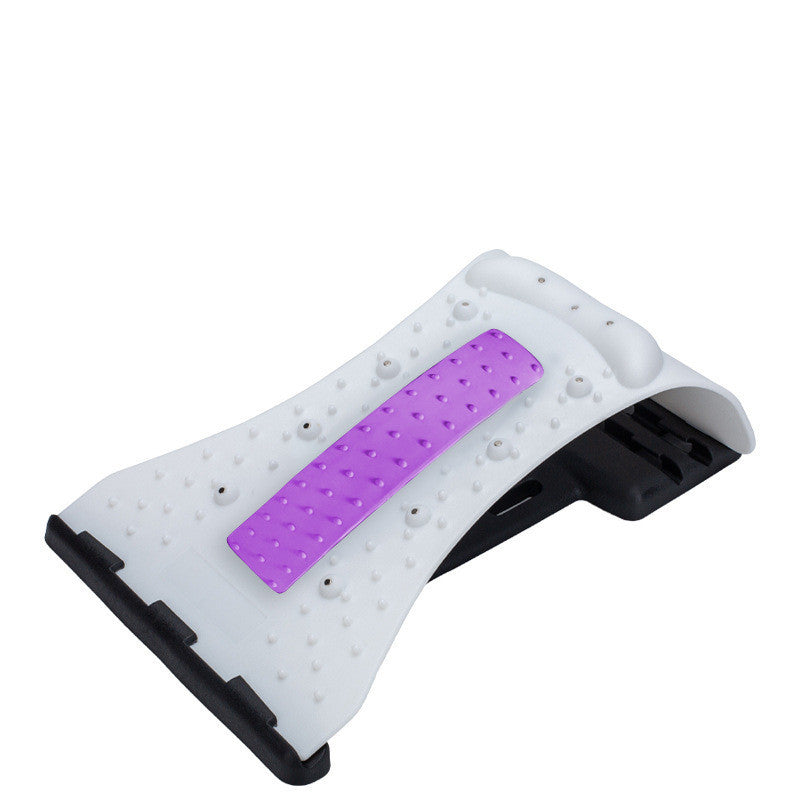 ZyraBeauty Home Lumbar & Neck Comfort Stretcher – Adjustable Spine Support with Relaxing Magnetic Points | ZyraBeauty