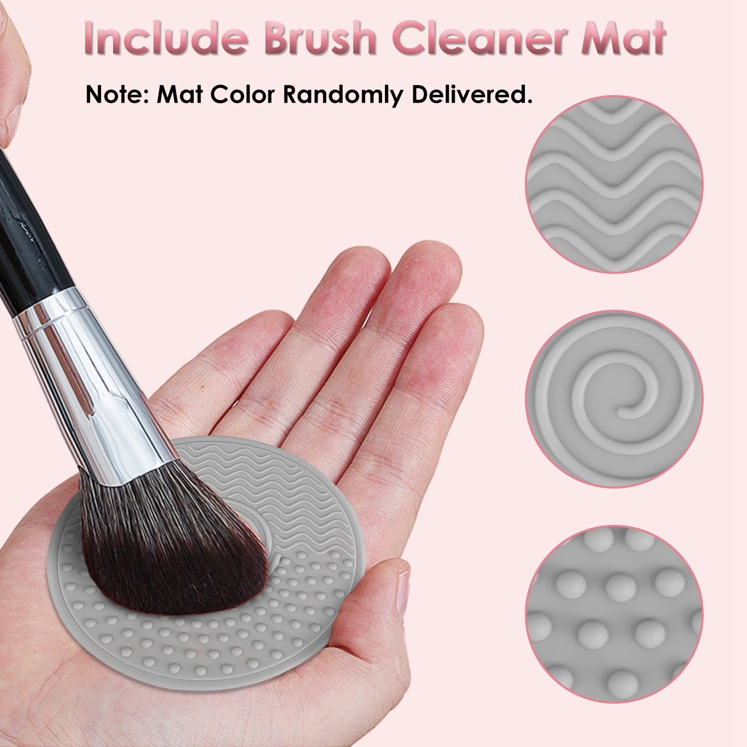 ZyraBeauty 4-in-1 Electric Makeup Brush Cleaner with UV Disinfection – USB Powered Automatic Machine with Timer & Digital Display for All Brush Types