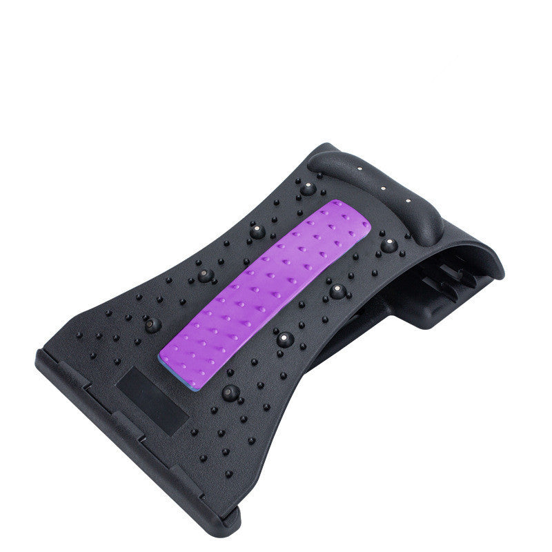ZyraBeauty Home Lumbar & Neck Comfort Stretcher – Adjustable Spine Support with Relaxing Magnetic Points | ZyraBeauty