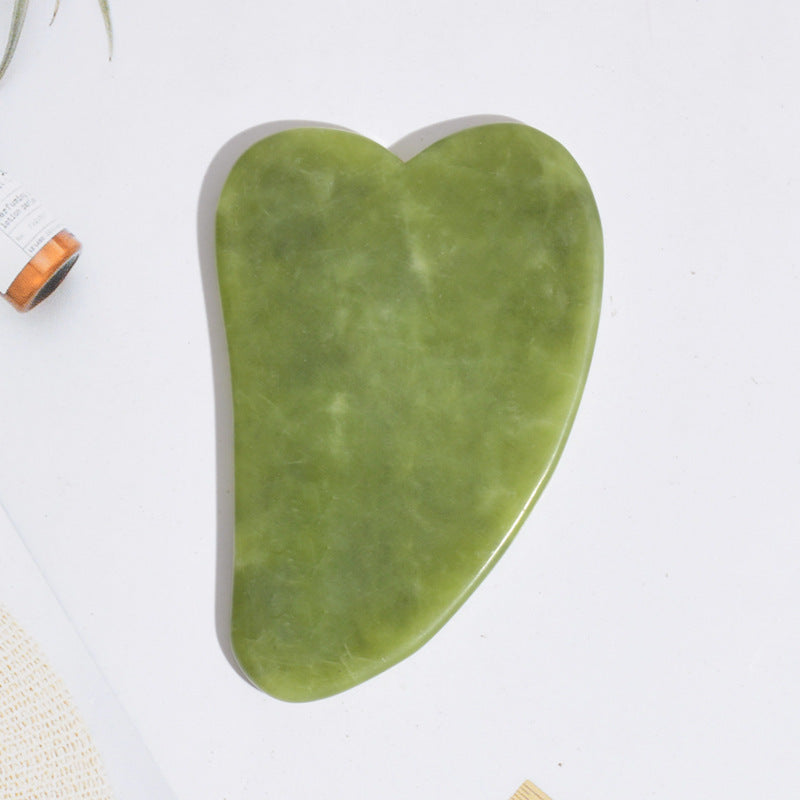 ZyraBeauty Green Phoenix Jade Gua Sha Massage Board – Face Care Tool for Lymphatic Drainage, Skin Lifting & Anti-Aging Beauty Rituals