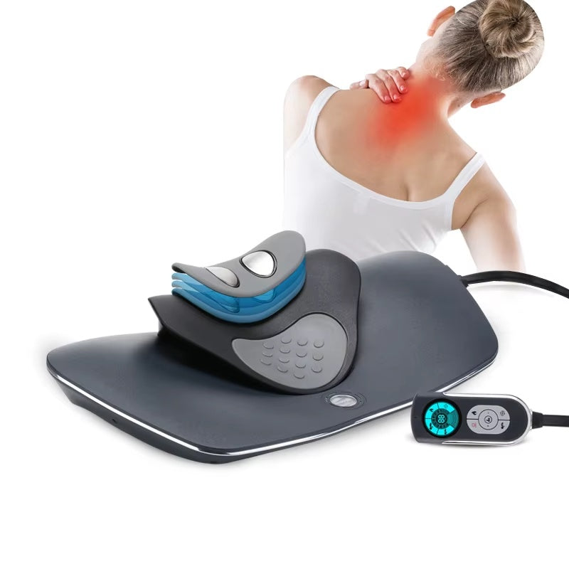 Zyravest Electric Neck & Shoulder Massager Pillow – Heat & Vibration for Relaxation and Comfort
