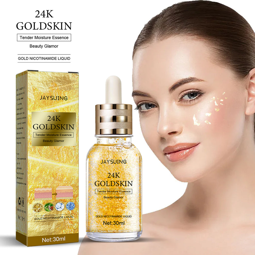 ZyraBeauty 24K Gold Collagen Protein Lifting Serum – Brightens, Moisturizes & Firms Skin for a Youthful Glow