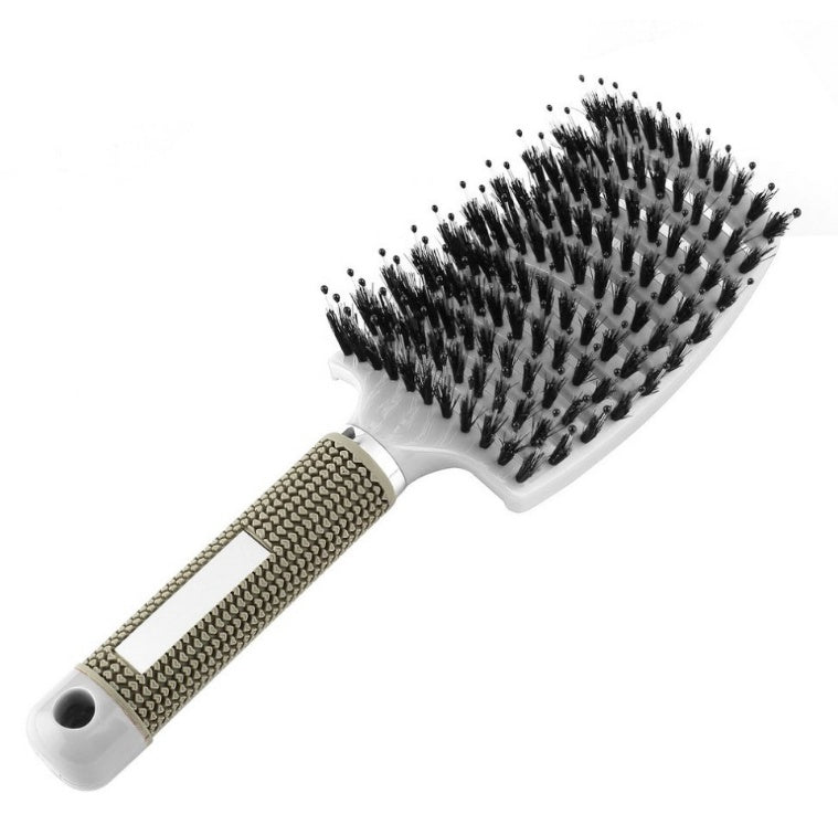 Zyravest Hairbrush Anti-Klit Detangler – Bristle & Nylon Scalp Massage Comb for Women