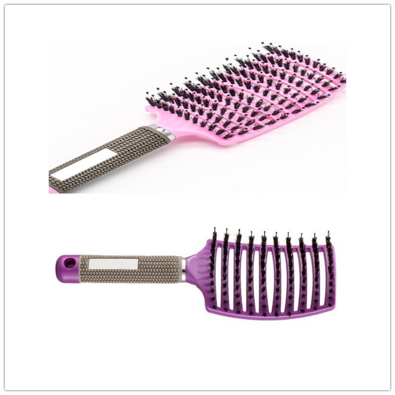 Zyravest Hairbrush Anti-Klit Detangler – Bristle & Nylon Scalp Massage Comb for Women