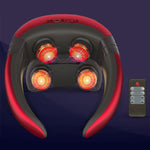 Zyravest Smart Electric Pulse Neck & Back Massager – 4D Hot Compress with 6 Comfort Modes