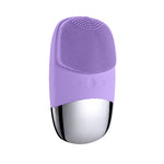 Zyravest Mini Silicone Electric Face Cleansing Brush | Sonic Facial Cleanser & Skin Massager for Deep Cleaning