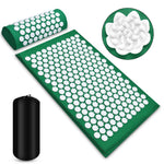 Zyravest Acupressure Massage Mat & Pillow Set – Kuznetsov Applicator for Back, Neck, Foot Pain Relief & Relaxation Yoga Mat