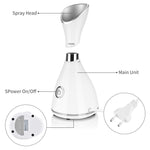 Zyravest Face Steamer Beauty Device – Nano Ionic Facial Steamer for Deep Cleansing, Pore Opening & Skin Hydration | 70ml Water Tank