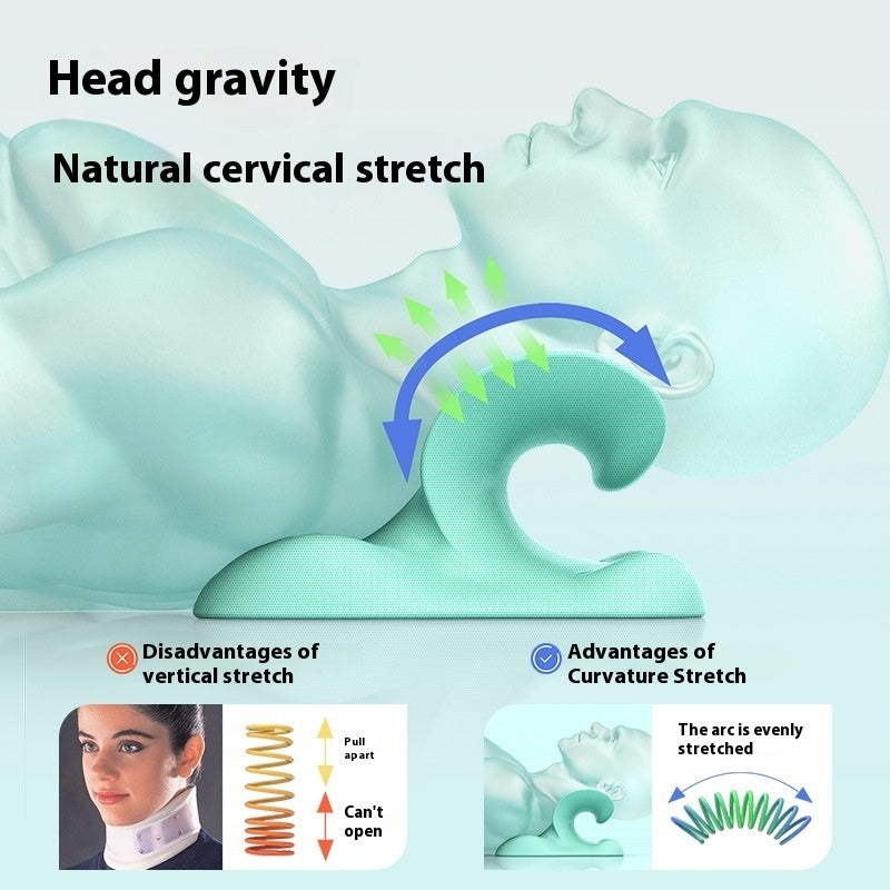 ZyraBeauty Neck Massager & Cervical Spine Correction Pillow – 2-Gear Butterfly-Shaped Support for Head & Neck Relief