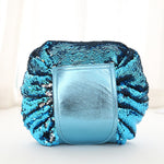 Zyravest Animal Print Drawstring Makeup Bag – Large-Capacity, Waterproof, Lazy Cosmetic Pouch for Fast Packing & Travel Storage