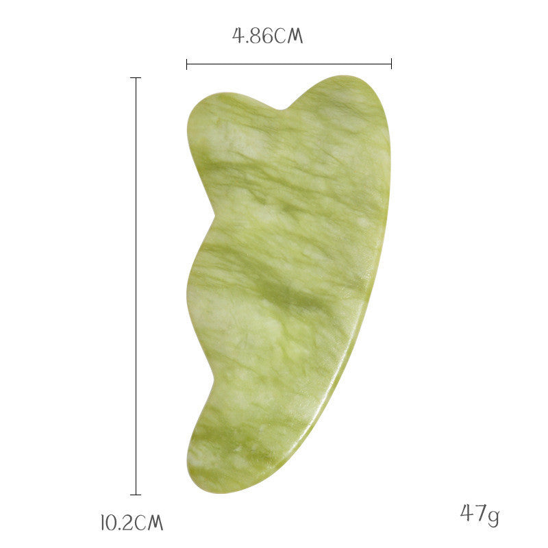 ZyraBeauty Green Phoenix Jade Gua Sha Massage Board – Face Care Tool for Lymphatic Drainage, Skin Lifting & Anti-Aging Beauty Rituals