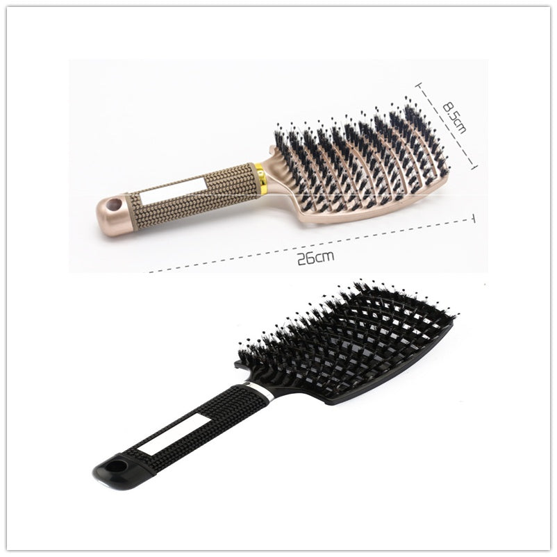 Zyravest Hairbrush Anti-Klit Detangler – Bristle & Nylon Scalp Massage Comb for Women