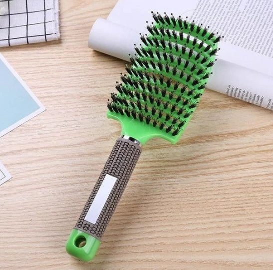 Zyravest Hairbrush Anti-Klit Detangler – Bristle & Nylon Scalp Massage Comb for Women