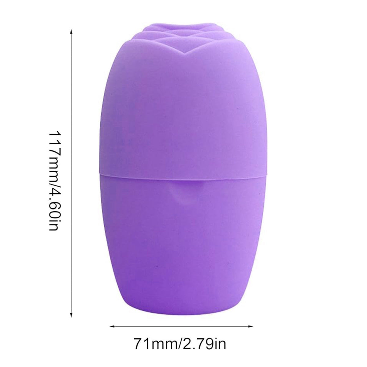 ZyraBeauty Ice Face Roller – Reusable Silicone Ice Mold for Face & Eyes | DIY Skincare Tool for Puffiness, Pore Tightening & Skin Brightening