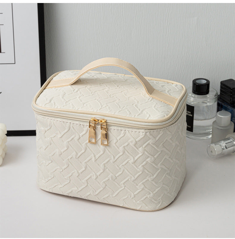 ZyraBeauty Umizolco Large Travel Makeup Bag – Stain-Resistant Multi-Functional Cosmetic Organizer with Brush Compartment