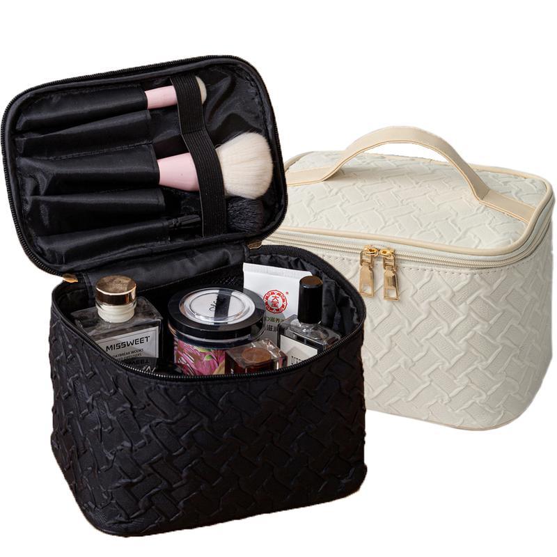 ZyraBeauty Umizolco Large Travel Makeup Bag – Stain-Resistant Multi-Functional Cosmetic Organizer with Brush Compartment