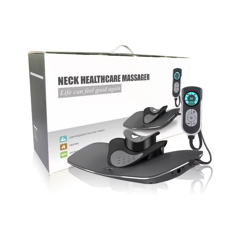 Zyravest Electric Neck & Shoulder Massager Pillow – Heat & Vibration for Relaxation and Comfort