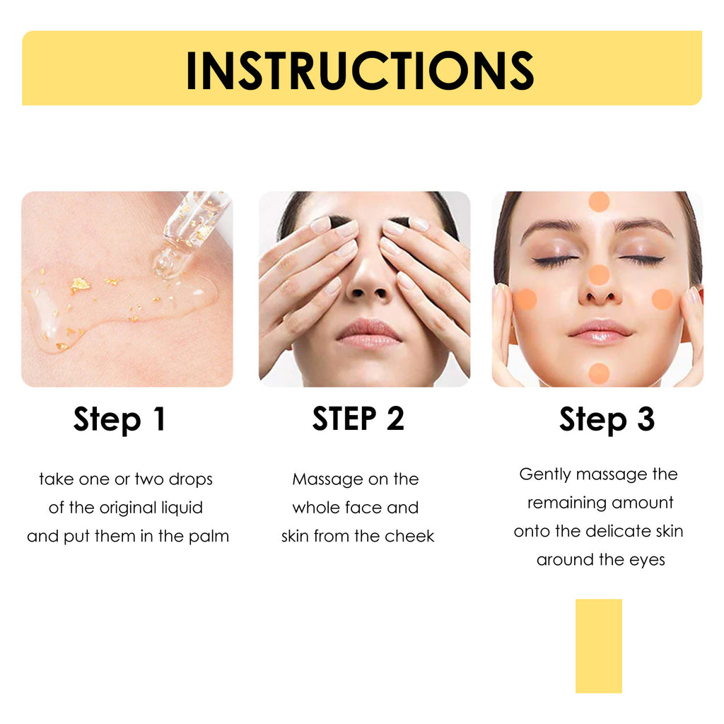 ZyraBeauty 24K Gold Collagen Protein Lifting Serum – Brightens, Moisturizes & Firms Skin for a Youthful Glow