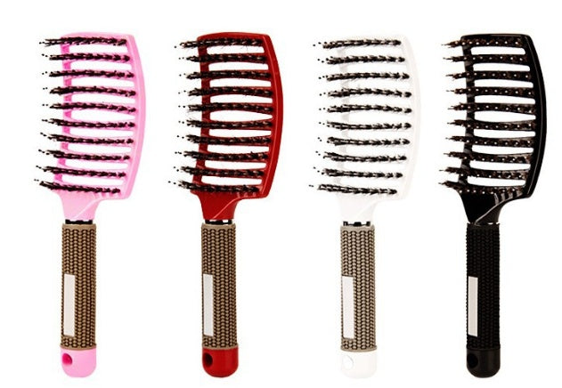 Zyravest Hairbrush Anti-Klit Detangler – Bristle & Nylon Scalp Massage Comb for Women