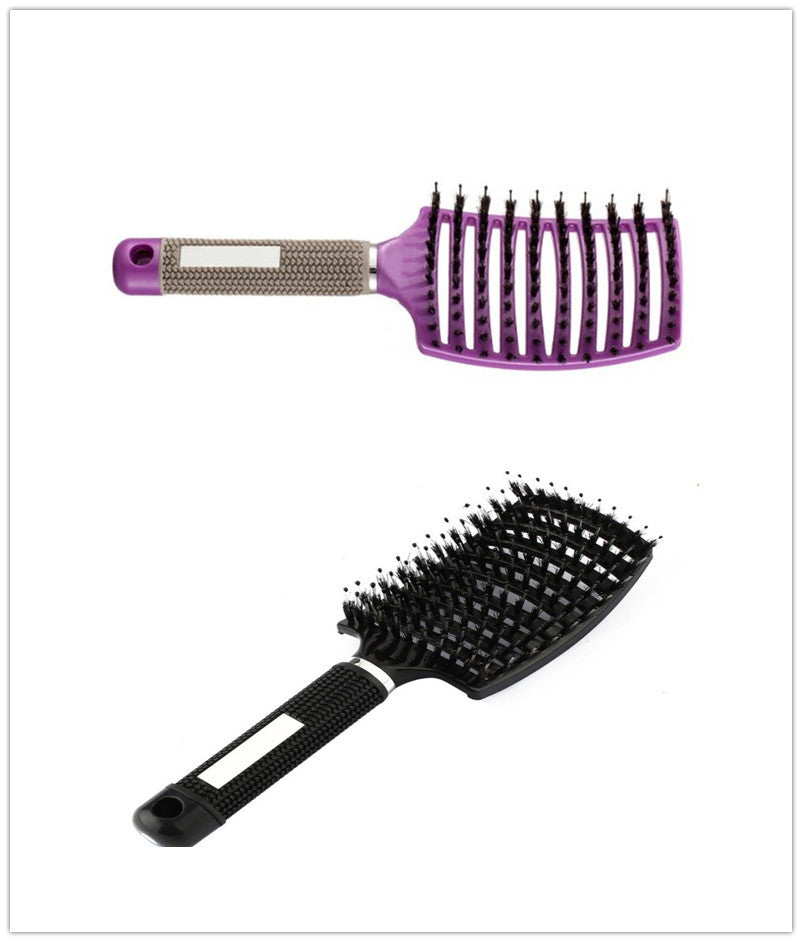 Zyravest Hairbrush Anti-Klit Detangler – Bristle & Nylon Scalp Massage Comb for Women