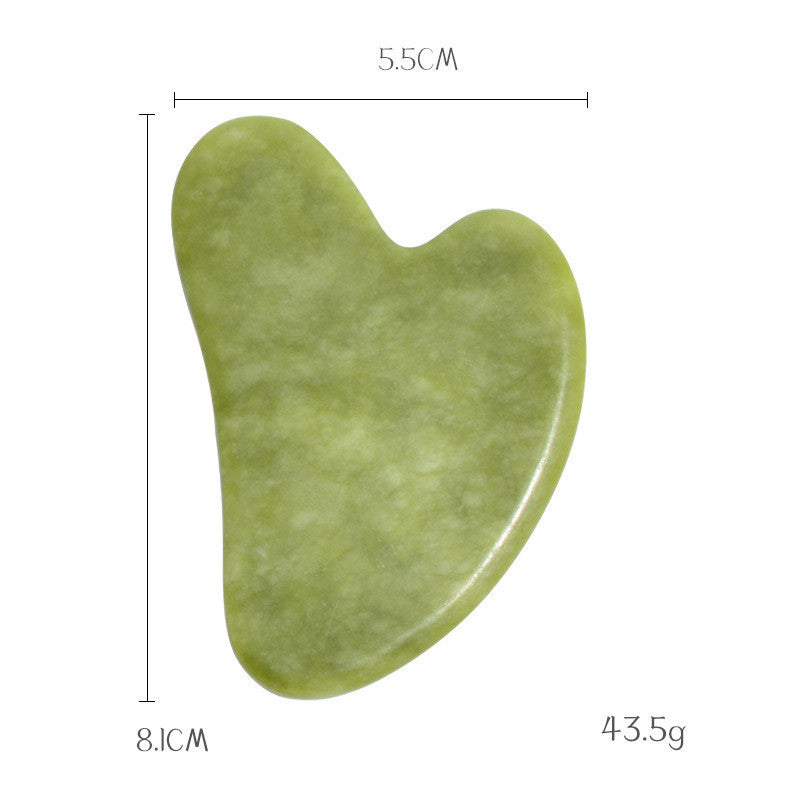 ZyraBeauty Green Phoenix Jade Gua Sha Massage Board – Face Care Tool for Lymphatic Drainage, Skin Lifting & Anti-Aging Beauty Rituals