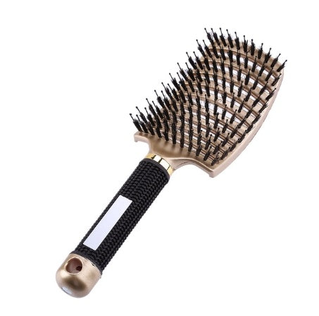Zyravest Hairbrush Anti-Klit Detangler – Bristle & Nylon Scalp Massage Comb for Women