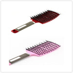 Zyravest Hairbrush Anti-Klit Detangler – Bristle & Nylon Scalp Massage Comb for Women