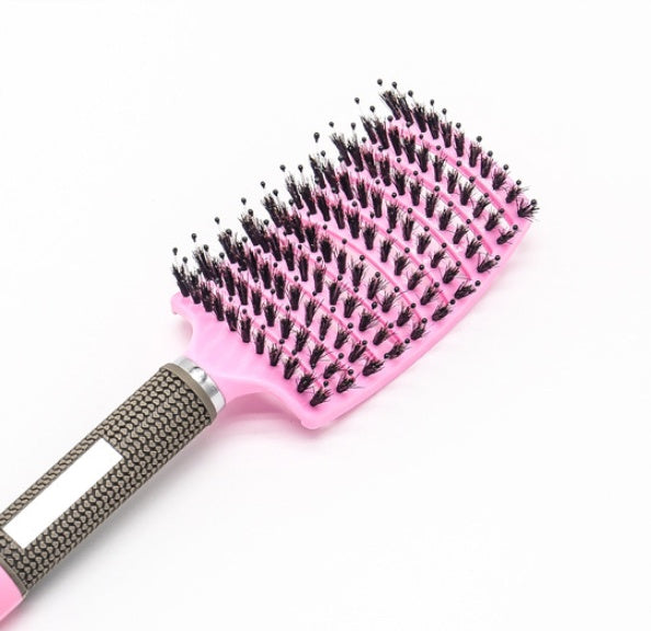 Zyravest Hairbrush Anti-Klit Detangler – Bristle & Nylon Scalp Massage Comb for Women