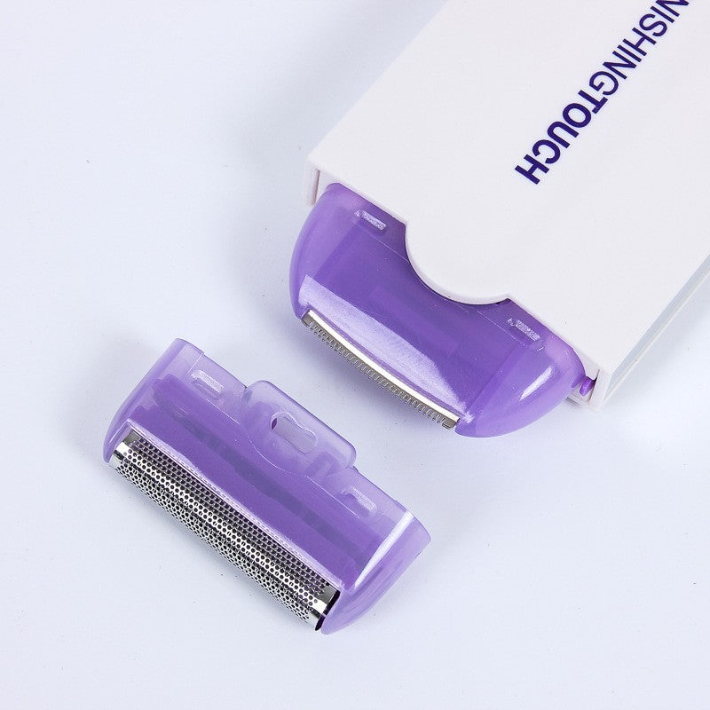 ZyraBeauty Electric Laser Hair Removal Shaver – Painless & Rechargeable Finishing Touch Hair Remover for Face, Arms, Bikini & Sensitive Areas
