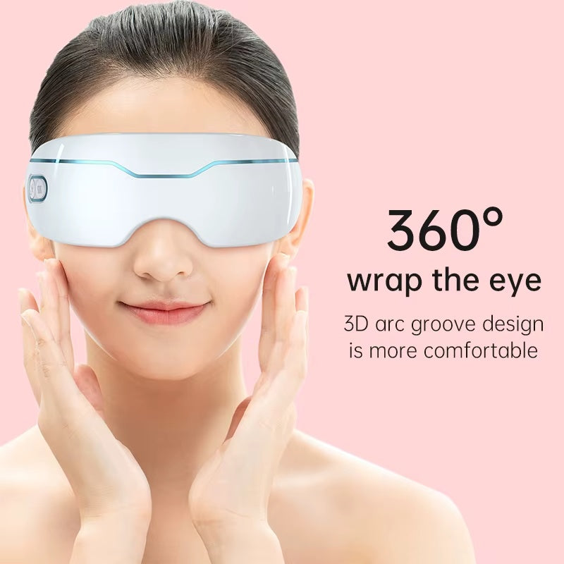 ZyraBeauty Cooling & Warming Eye Spa Massager – Intelligent Water Spraying Eye Therapy Tool with Compression & Steaming for Relaxation