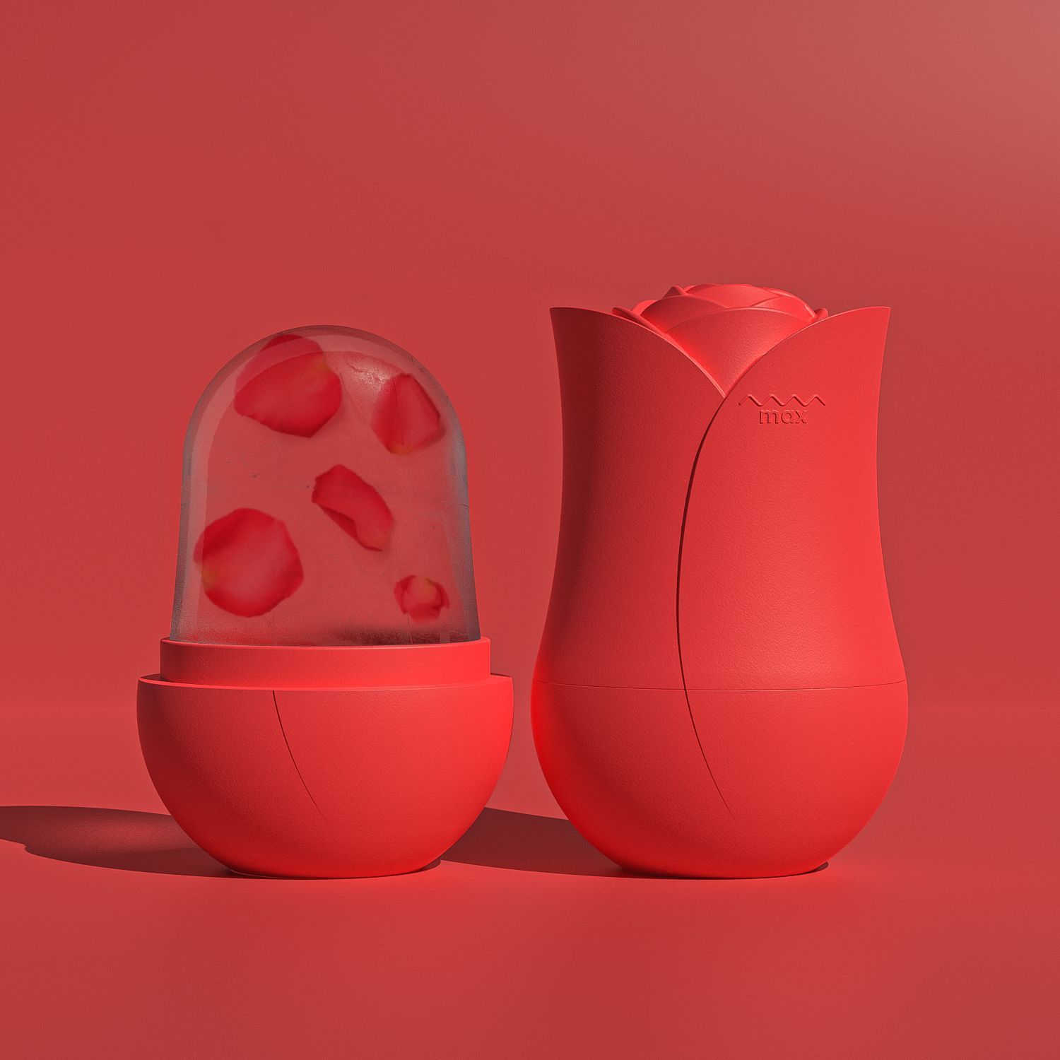 Zyravest Max Cooling Face Roller Ice Cube Tray – Reusable Beauty Ice Mold for Skin Tightening, Puffiness & Glow | Multiple Colors