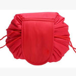 Zyravest Animal Print Drawstring Makeup Bag – Large-Capacity, Waterproof, Lazy Cosmetic Pouch for Fast Packing & Travel Storage