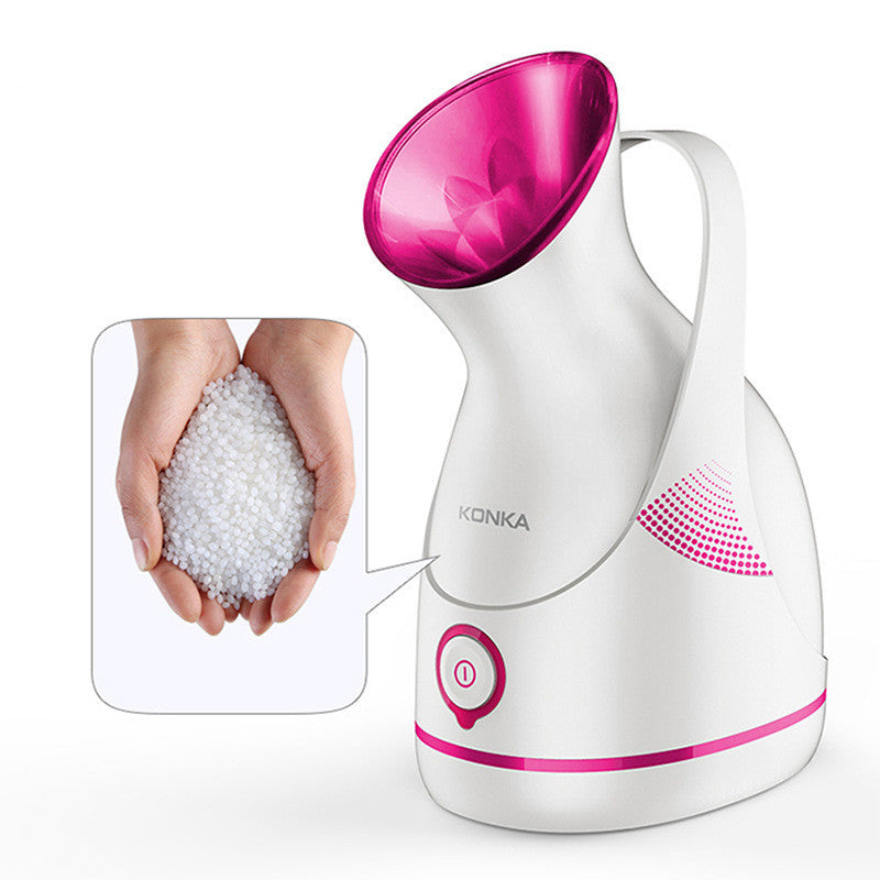 ZyraBeauty Facial Steamer with 100ml Tank – Deep Cleaning Ionic Spa Steamer for Pores, Acne & Hydration | Gentle Electric Steam Face Care