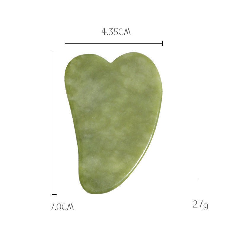 ZyraBeauty Green Phoenix Jade Gua Sha Massage Board – Face Care Tool for Lymphatic Drainage, Skin Lifting & Anti-Aging Beauty Rituals