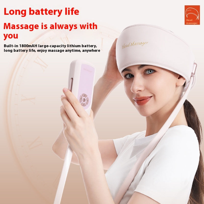 ZyraBeauty Rechargeable Head Massage Instrument – 3-Gear Scalp Massager for Stress Relief, Decompression & Improved Sleep