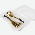 Zyravest Stainless Steel Face & Eye Massage Ice Scoop – Portable Cooling Tool for Puffiness Relief, Skin Tightening & Soothing Facial Massage