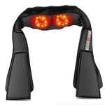 Zyravest Shiatsu Back, Neck & Shoulder Massager – 3D Kneading Massage Pillow with Heat for Deep Tissue Relief