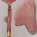 Zyravest Face Lift Gua Sha Set – Resin Beeswax Scraper & Roller for Daily Facial Massage & Skincare (2-Piece)