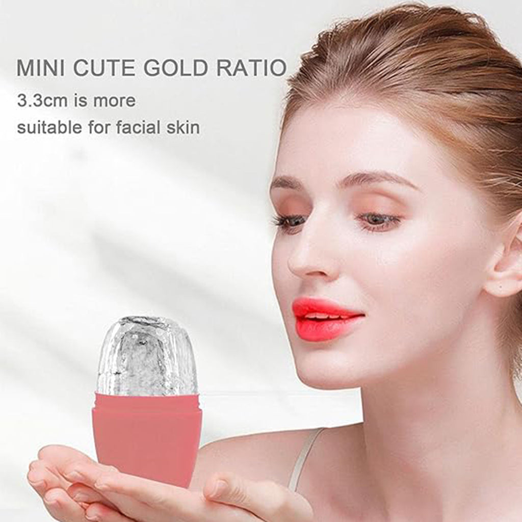 ZyraBeauty Ice Face Roller – Reusable Silicone Ice Mold for Face & Eyes | DIY Skincare Tool for Puffiness, Pore Tightening & Skin Brightening