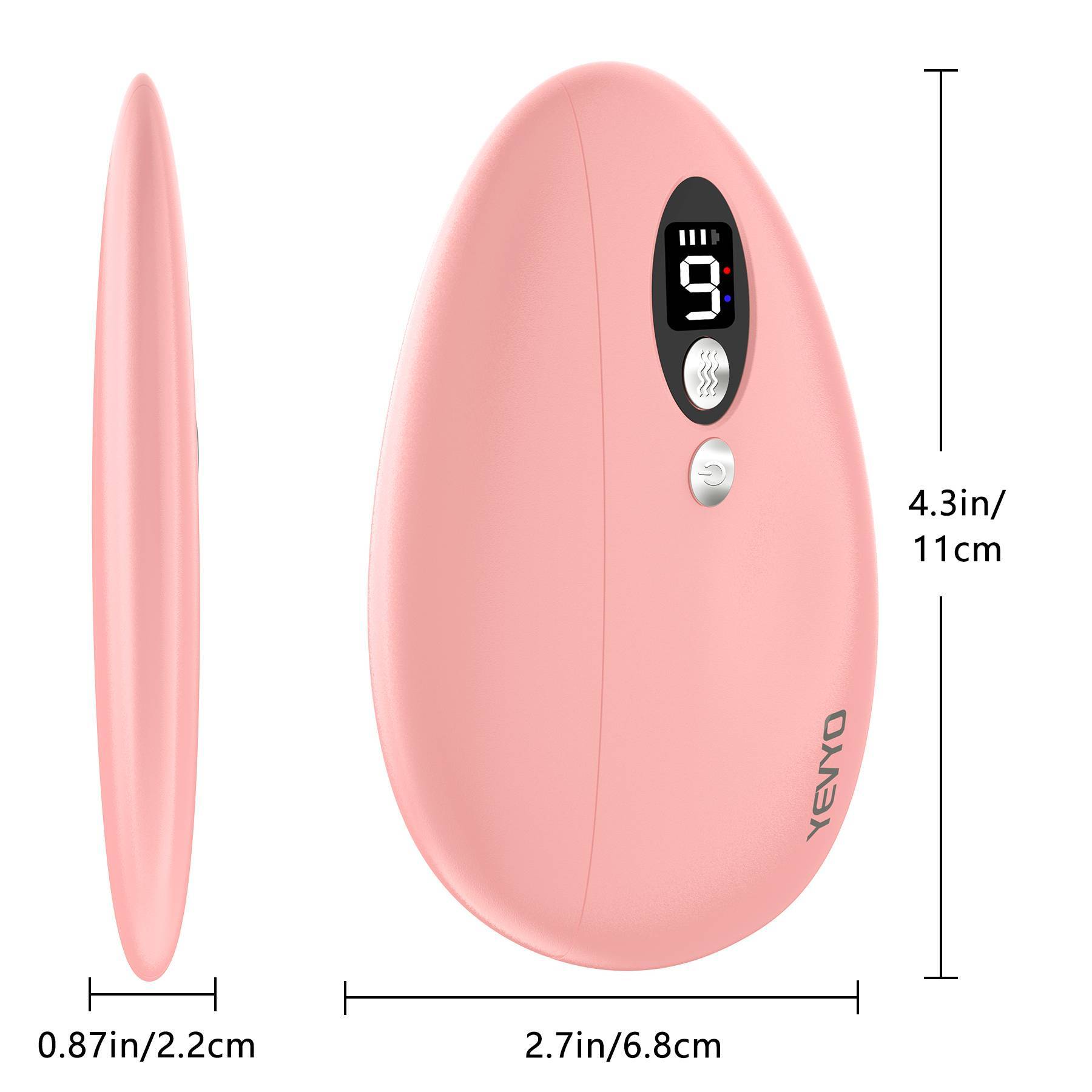 ZyraBeauty Electric Gua Sha Facial Tool with Heat & Vibration – Natural Obsidian, Anti-Aging Skin Lifting Massager (USA Only)