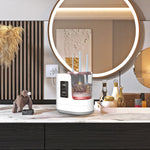 Zyravest 4-in-1 Electric Makeup Brush Cleaner with UV Disinfection – USB Powered Automatic Machine with Timer & Digital Display for All Brush Types