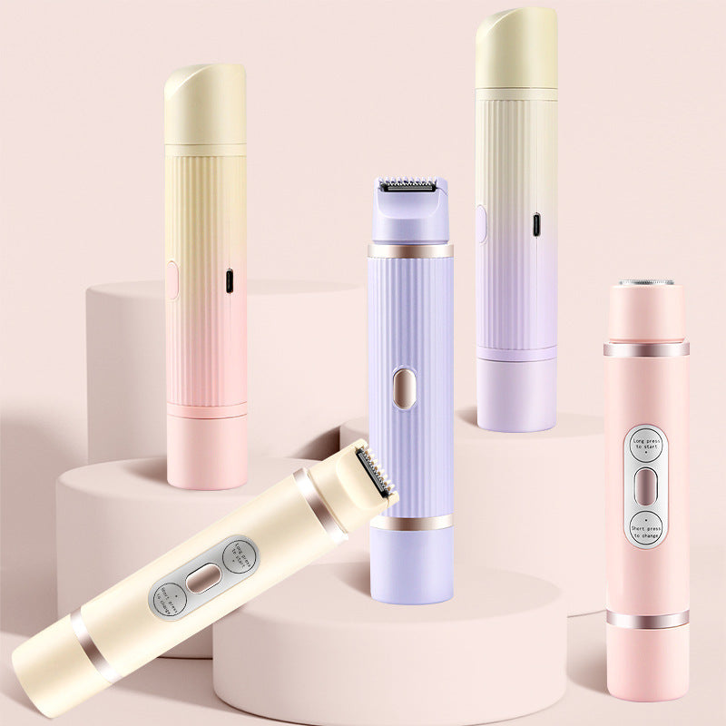 Zyravest Double-Head Electric Shaver for Women – Painless Body Hair Removal, USB Rechargeable, Waterproof