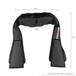 Zyravest Shiatsu Back, Neck & Shoulder Massager – 3D Kneading Massage Pillow with Heat for Deep Tissue Relief