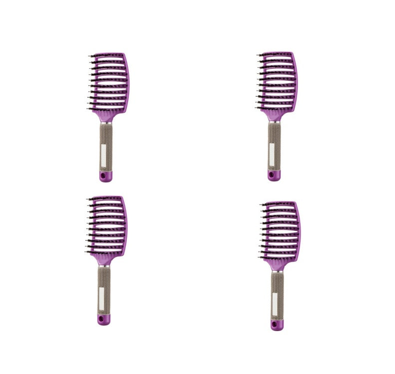 Zyravest Hairbrush Anti-Klit Detangler – Bristle & Nylon Scalp Massage Comb for Women