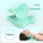 Zyravest Neck Massager & Cervical Spine Correction Pillow – 2-Gear Butterfly-Shaped Support for Head & Neck Relief